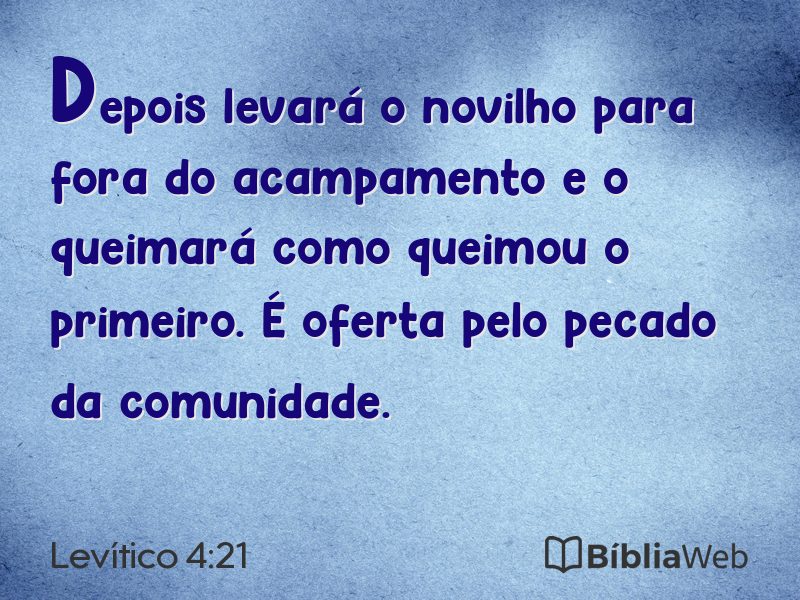 Levítico 4:21 em imagem para compartilhar