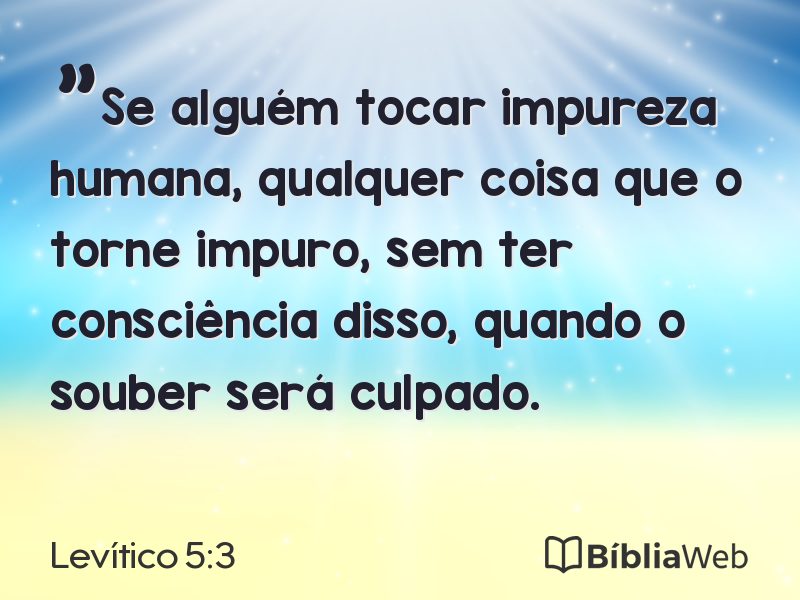 Levítico 5:3 em imagem para compartilhar
