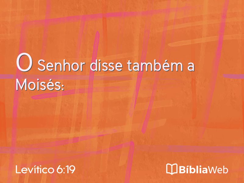 Levítico 6:19 em imagem para compartilhar