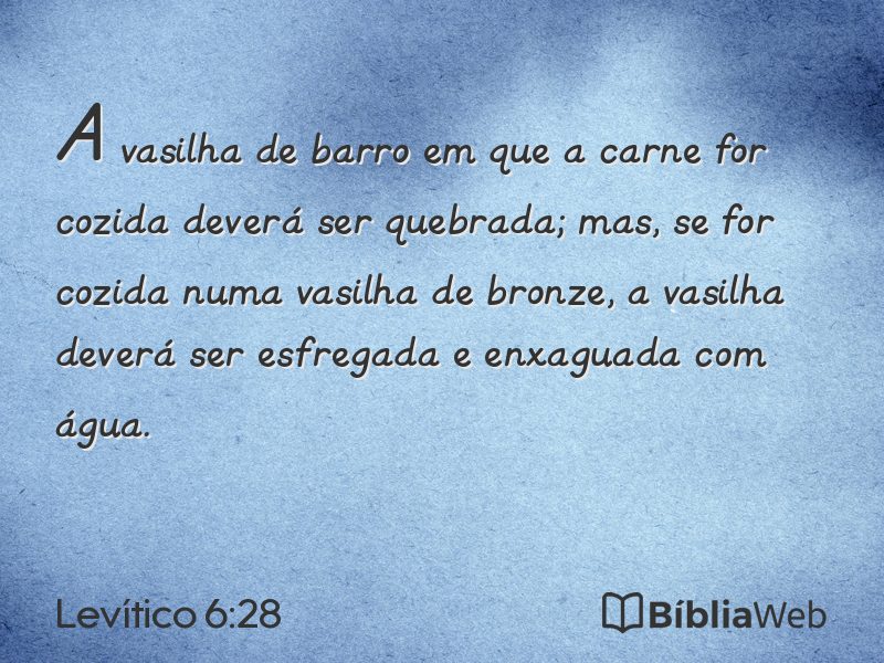 Levítico 6:28 em imagem para compartilhar