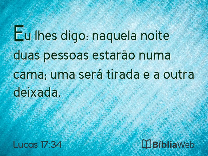 Lucas 17:34 em imagem para compartilhar