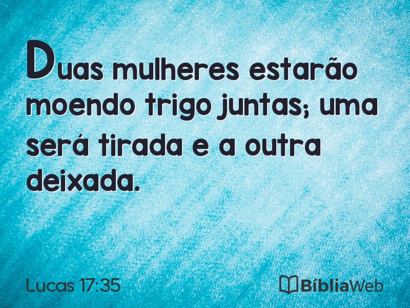 Lucas 17:35 em imagem para compartilhar
