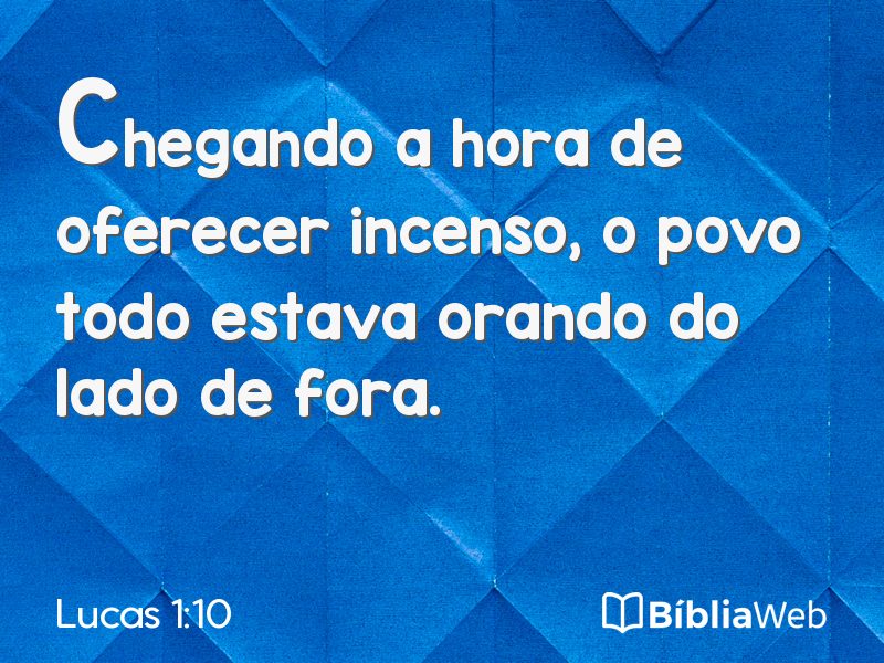 Lucas 1:10 em imagem para compartilhar