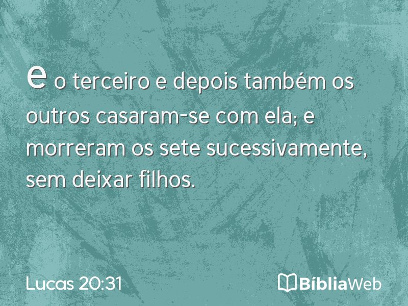 Lucas 20:31 em imagem para compartilhar