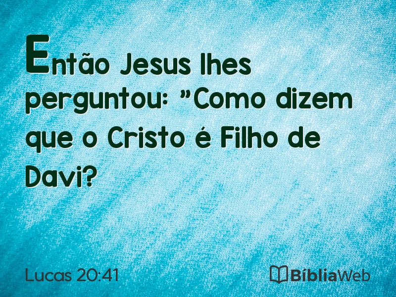 Lucas 20:41 em imagem para compartilhar