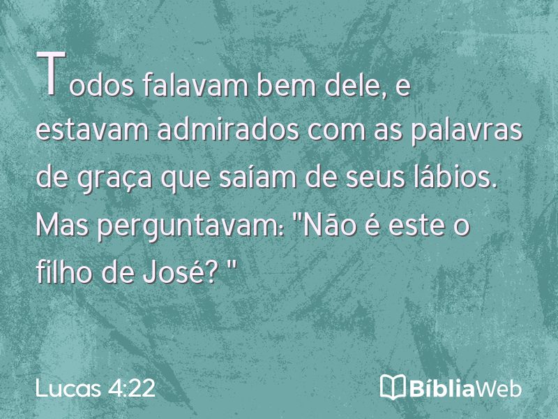 Lucas 4:22 em imagem para compartilhar