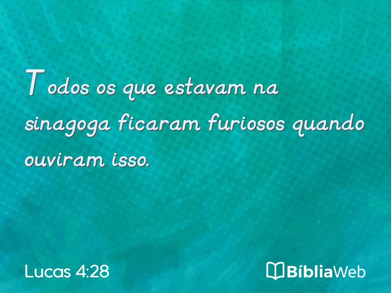 Lucas 4:28 em imagem para compartilhar