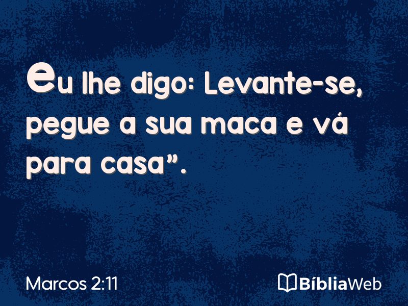 Marcos 2:11 em imagem para compartilhar