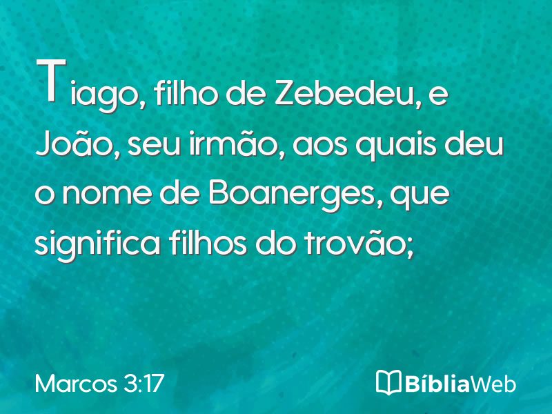 Marcos 3:17 em imagem para compartilhar