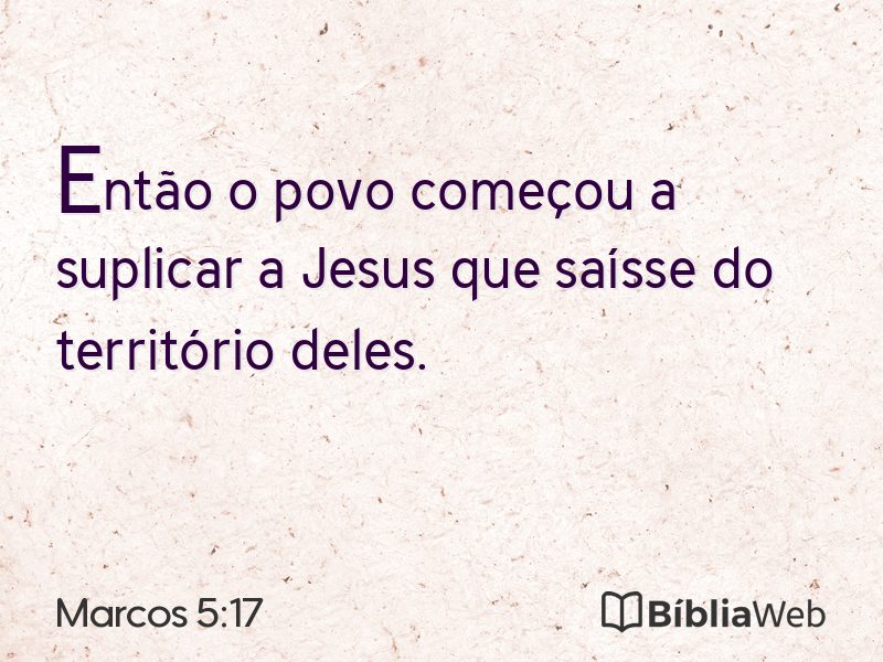 Marcos 5:17 em imagem para compartilhar