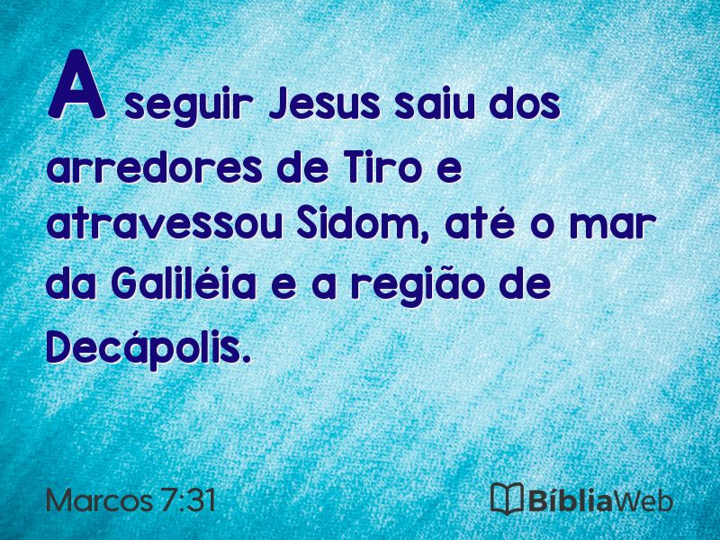 Marcos 7:31 em imagem para compartilhar