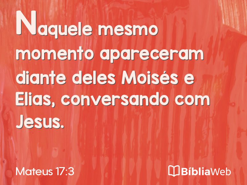 Mateus 17:3 em imagem para compartilhar