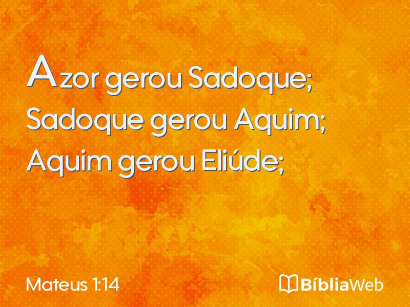 Mateus 1:14 em imagem para compartilhar