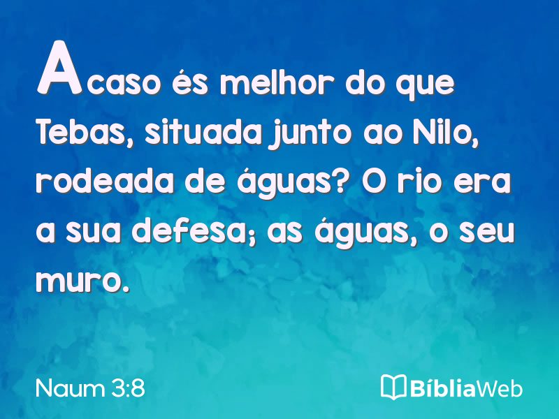 Naum 3:8 em imagem para compartilhar