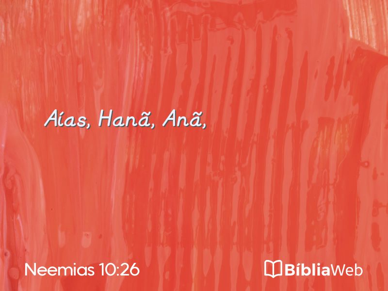 Neemias 10:26 em imagem para compartilhar
