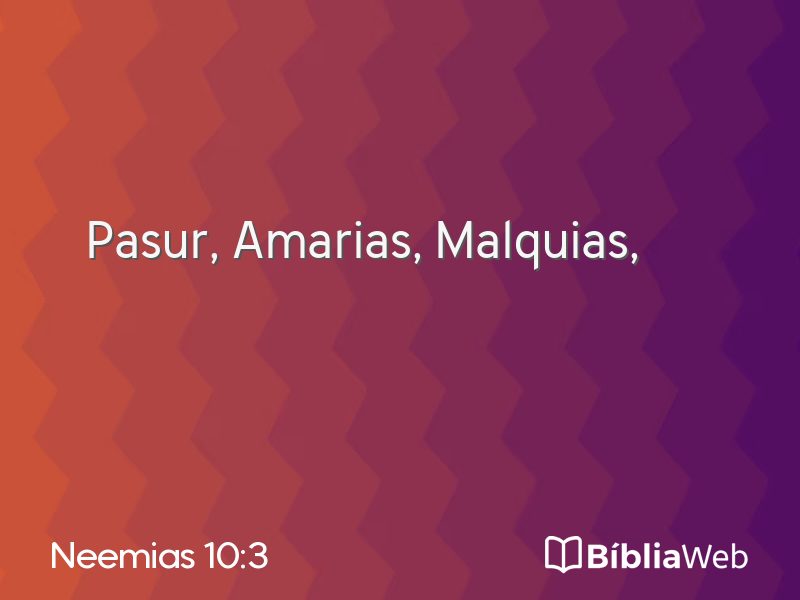 Neemias 10:3 em imagem para compartilhar