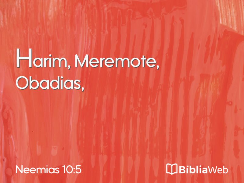 Neemias 10:5 em imagem para compartilhar