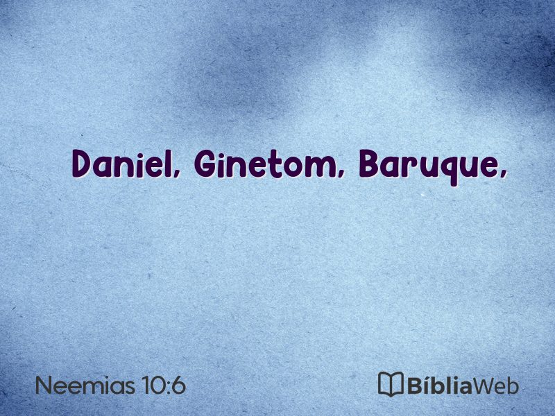 Neemias 10:6 em imagem para compartilhar