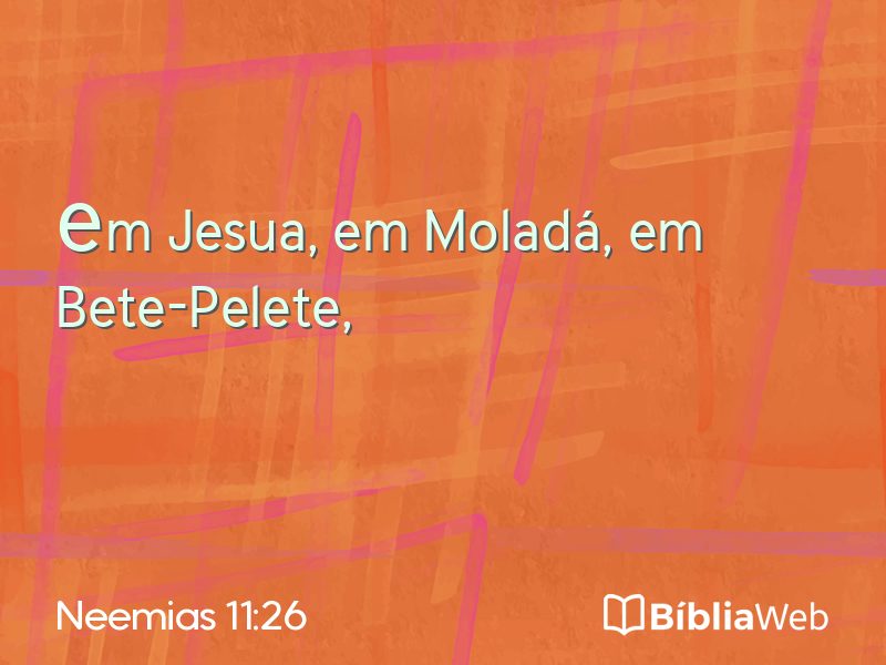 Neemias 11:26 em imagem para compartilhar