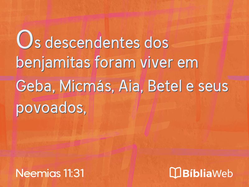 Neemias 11:31 em imagem para compartilhar