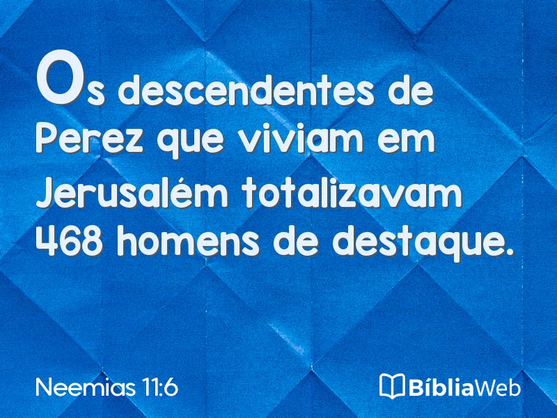 Neemias 11:6 em imagem para compartilhar