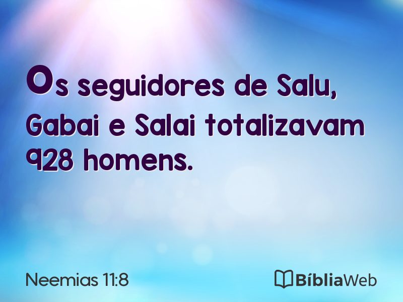 Neemias 11:8 em imagem para compartilhar