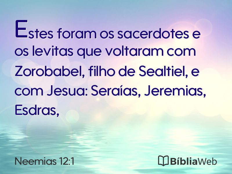 Neemias 12:1 em imagem para compartilhar