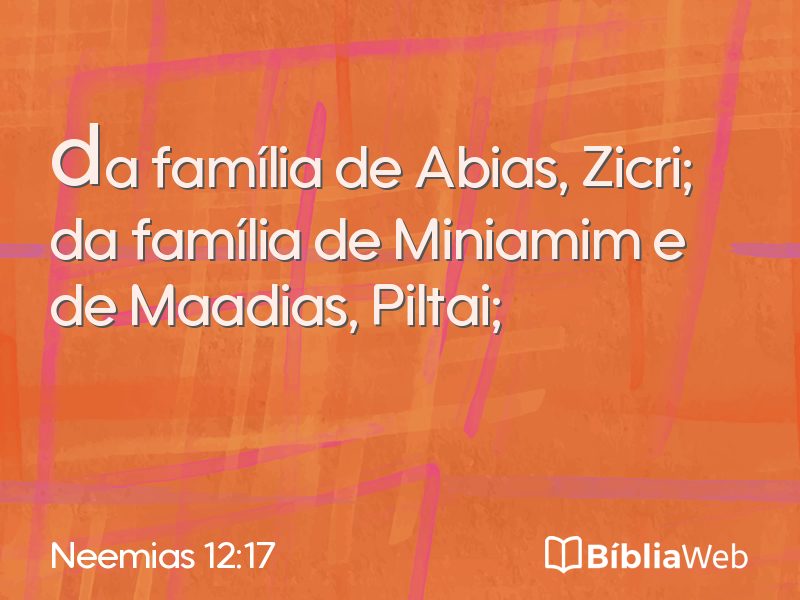 Neemias 12:17 em imagem para compartilhar