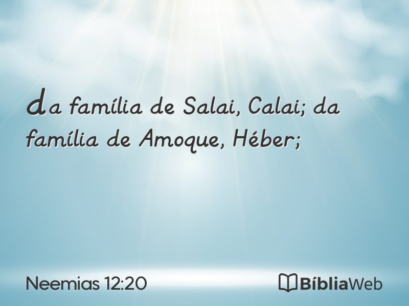 Neemias 12:20 em imagem para compartilhar