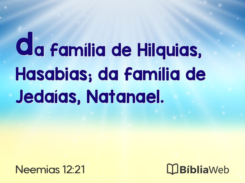 Neemias 12:21 em imagem para compartilhar