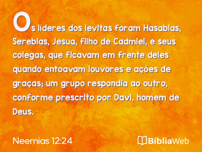 Neemias 12:24 em imagem para compartilhar