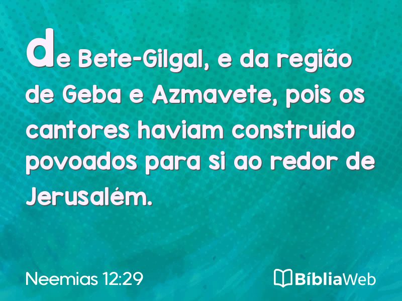 Neemias 12:29 em imagem para compartilhar