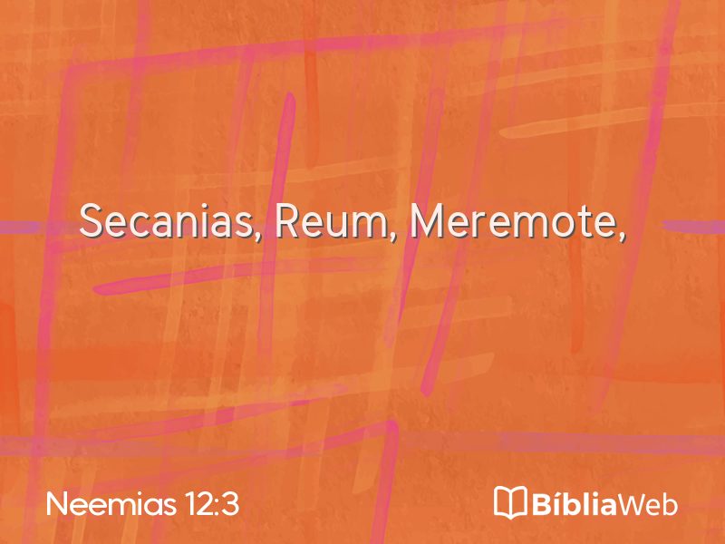 Neemias 12:3 em imagem para compartilhar