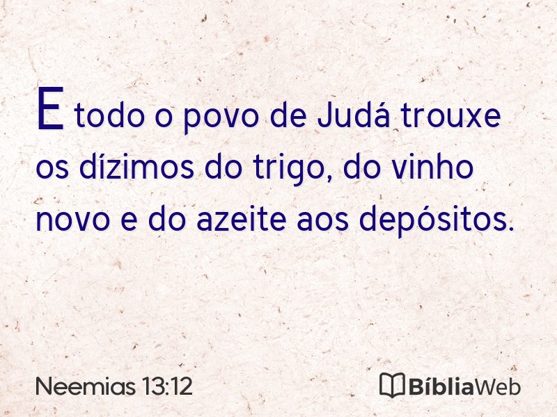Neemias 13:12 em imagem para compartilhar