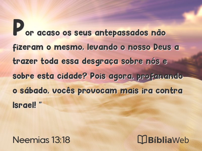 Neemias 13:18 em imagem para compartilhar