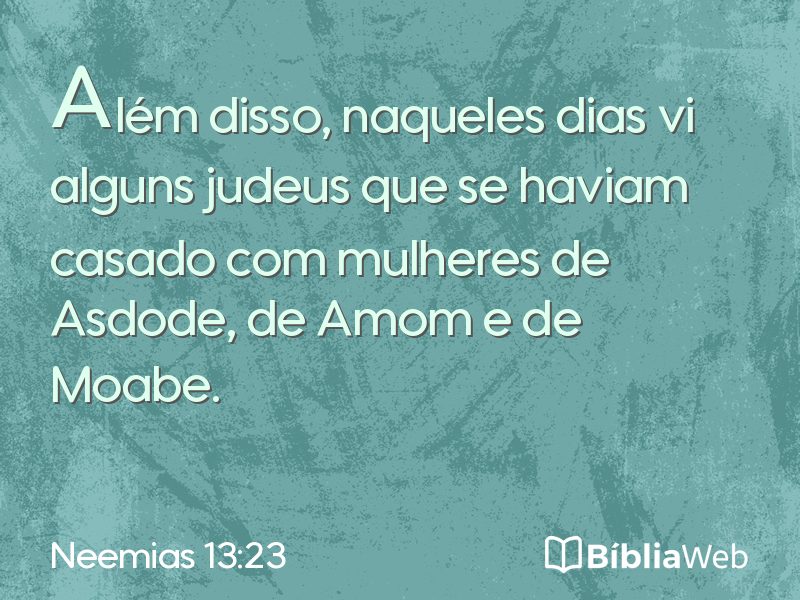 Neemias 13:23 em imagem para compartilhar