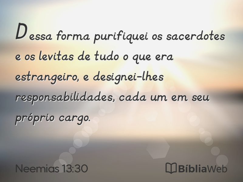 Neemias 13:30 em imagem para compartilhar