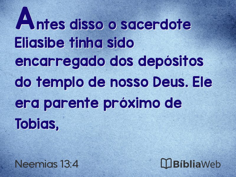 Neemias 13:4 em imagem para compartilhar