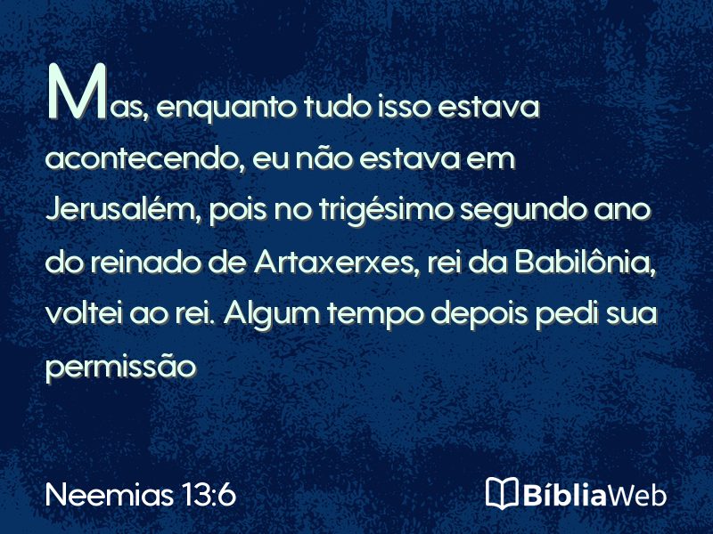 Neemias 13:6 em imagem para compartilhar