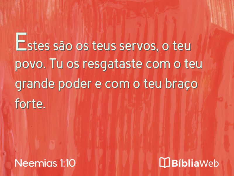 Neemias 1:10 em imagem para compartilhar