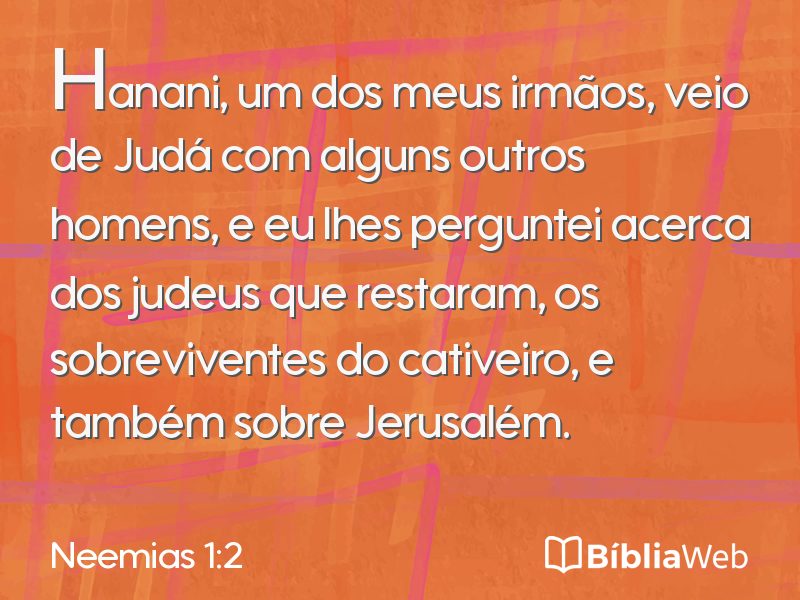 Neemias 1:2 em imagem para compartilhar