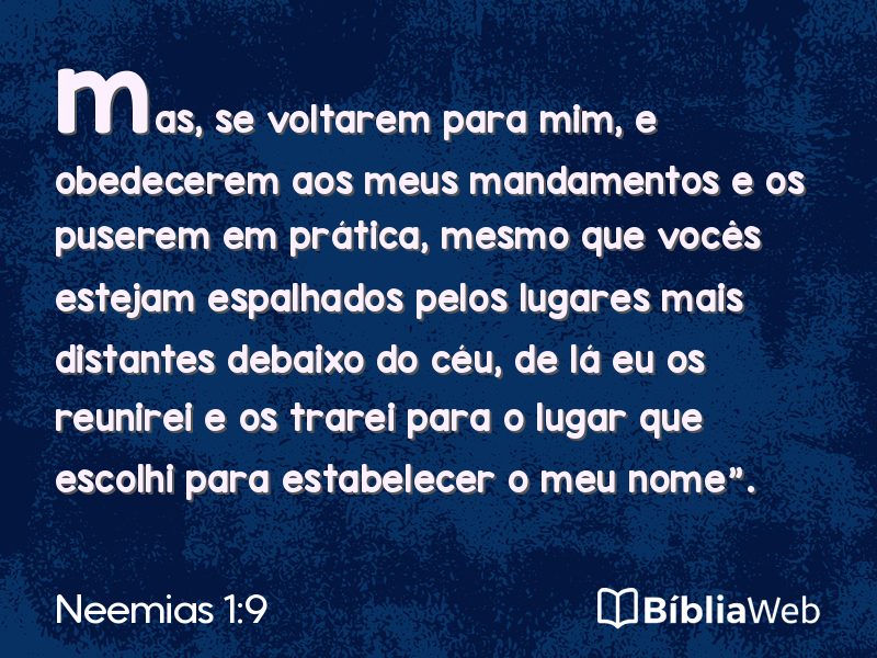 Neemias 1:9 em imagem para compartilhar