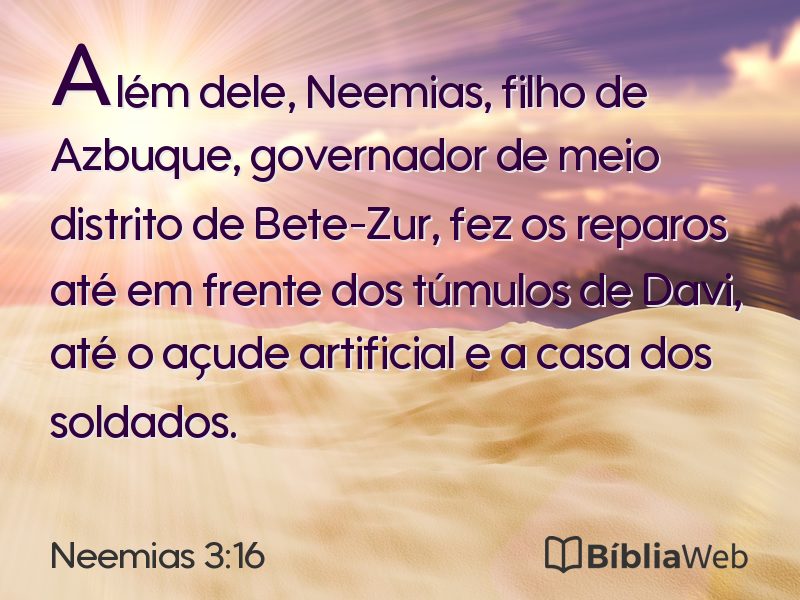 Neemias 3:16 em imagem para compartilhar