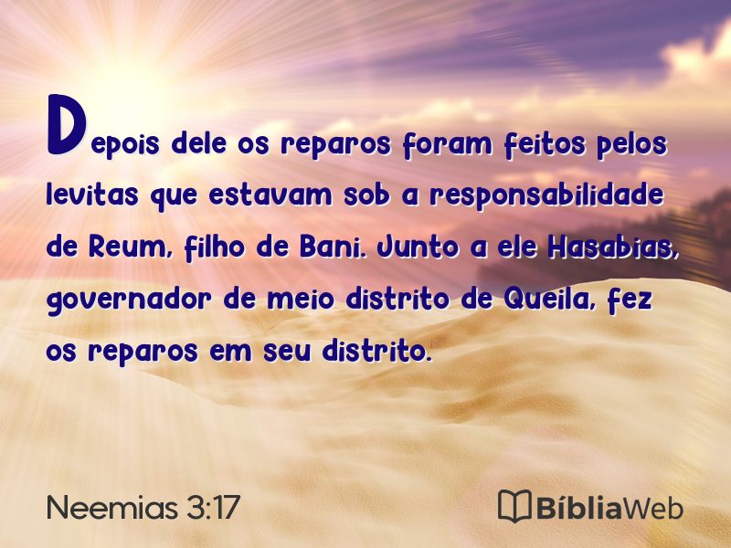 Neemias 3:17 em imagem para compartilhar