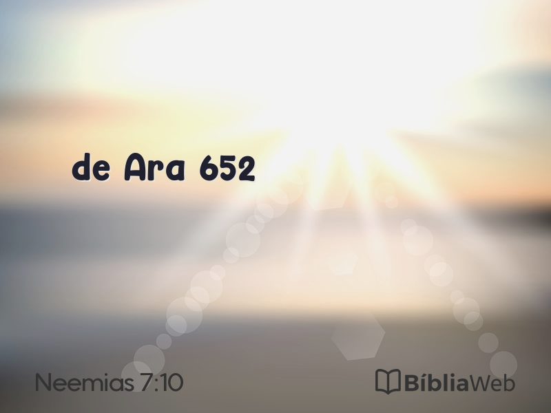 Neemias 7:10 em imagem para compartilhar
