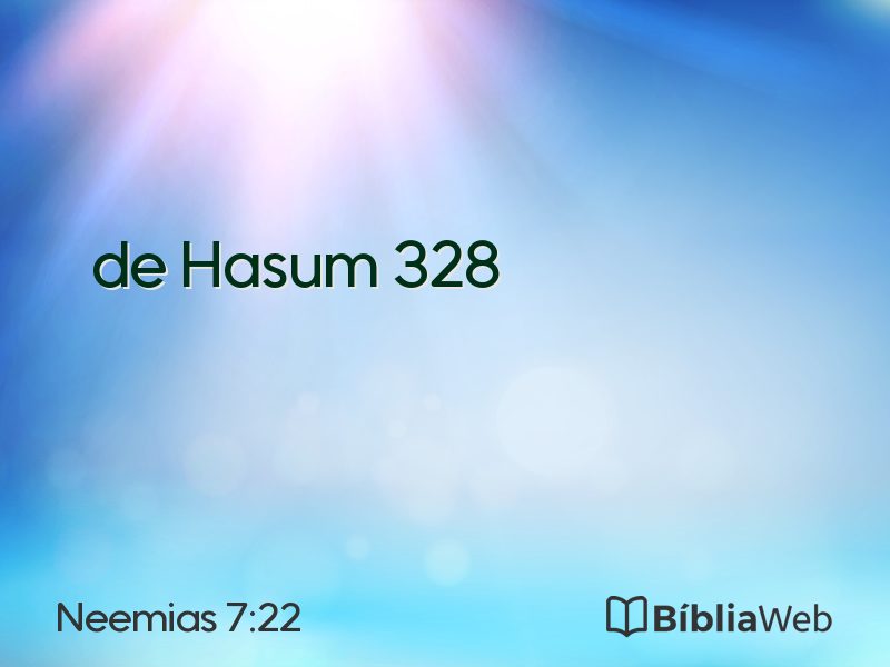 Neemias 7:22 em imagem para compartilhar