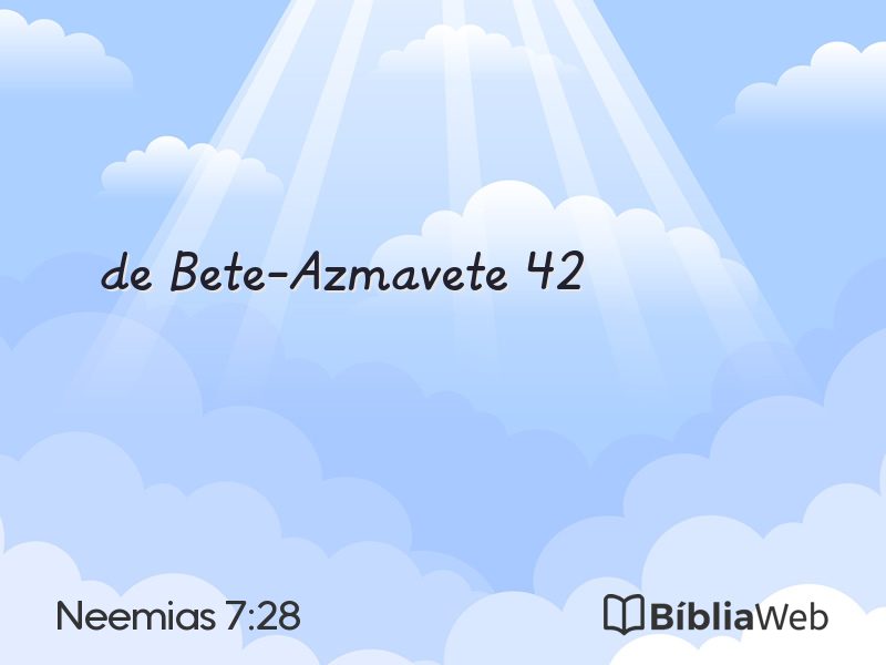 Neemias 7:28 em imagem para compartilhar