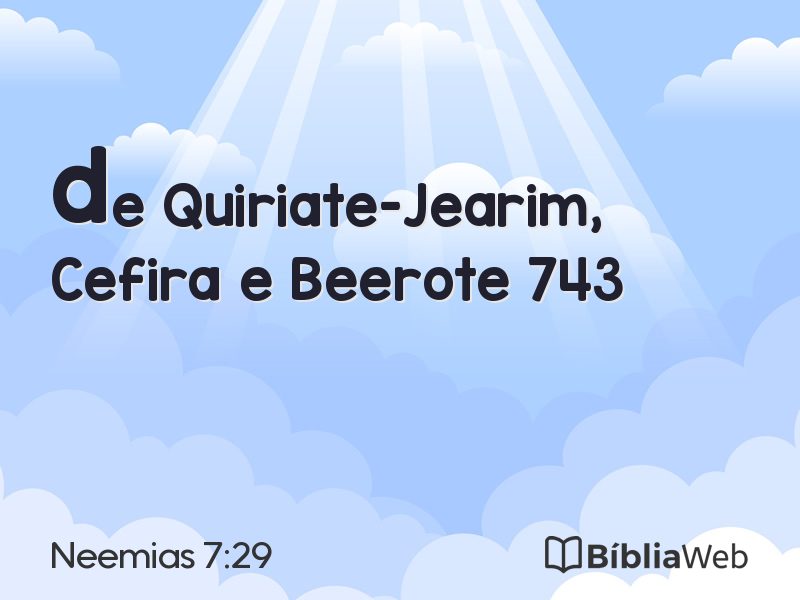 Neemias 7:29 em imagem para compartilhar