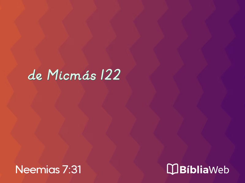 Neemias 7:31 em imagem para compartilhar