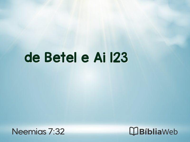 Neemias 7:32 em imagem para compartilhar